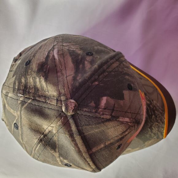 Miller High Life Beer Camo Baseball Hat Brown Hunting Adjustable - Picture 5 of 11